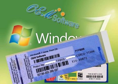 Llave de trabajo global del producto de la PC de Windows 7, licencia en línea del Coa del 100% Windows