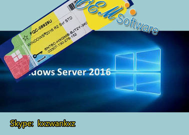 Llave de la venta al por menor del estándar del DVD R2 Windows Server 2016 del COA