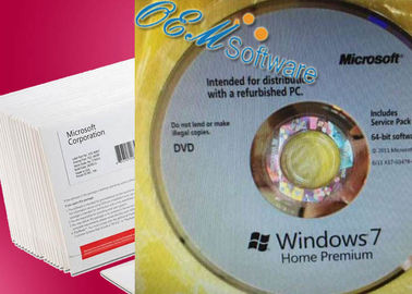 Caja dominante en línea restaurada Windows 7 auténtica del OEM de la llave el 100% del DVD del Coa para la PC