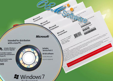 Caja global del COA Windows 7 Home Premium del DVD de la activación
