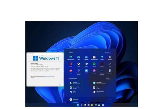 Llave profesional del OEM de Windows 10 de la activación del DVD del COA para el ordenador portátil