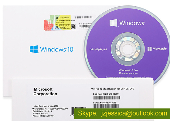 Garantía de por vida dominante del triunfo 10 globales de la activación de la licencia del ordenador de Windows 10 favorable