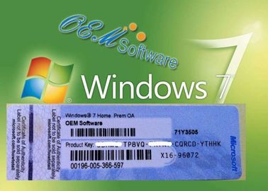 Favorable llave original del producto de la PC del OEM de Windows 7, llave de la mejora del triunfo 10 para la PC y ordenador portátil
