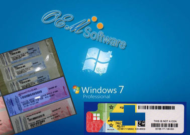 Coa global del OEM de Windows 7 de la activación, licencia al por menor profesional de Windows 7