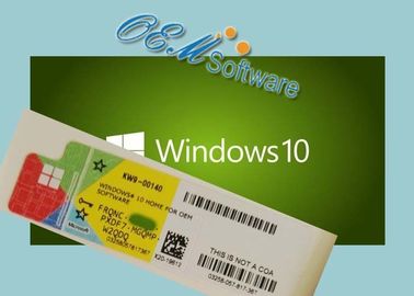 Llave del producto de la PC para la favorable licencia de la caja del OEM de la etiqueta engomada del Coa de Windows 10