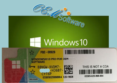 Llave en línea de Digitaces de la activación de la entrega de Windows 10 del profesional de la llave rápida de la licencia