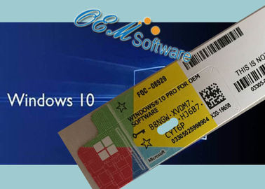 Licencia de trabajo global de la tecla HOME de la etiqueta engomada del Coa de Windows de la llave de la licencia del profesional de Windows 10 favorable