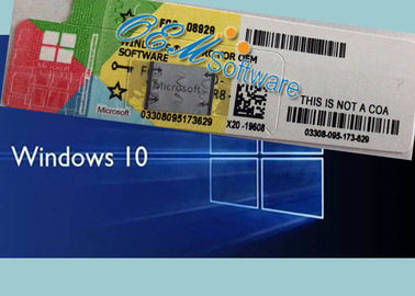Llave original de la licencia del profesional de Windows 10, favorable código dominante de Windows 10