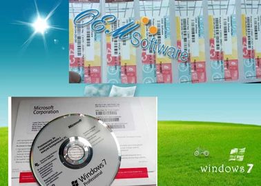 Llave 32 de la activación de Windows 7 de la mejora de la PC favorable etiqueta del sistema COA de los pedazos/64 pedazos
