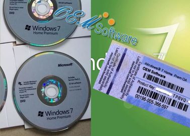 Windows 7 sellado fábrica profesional adelgaza la caja blanca dominante en línea del OEM de la caja del DVD del paquete