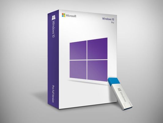 Etiqueta engomada dominante al por menor de Microsoft Windows 10 de la licencia del producto del pedazo original de la llave 64