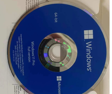 Favorable llave del producto de Microsoft Windows 11 con la caja de la etiqueta engomada del Coa
