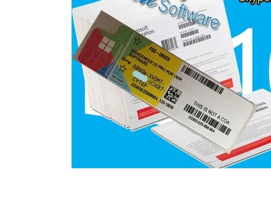 Caja en línea del DVD de la activación del favorable paquete del OEM de Windows 10 del envío de DHL